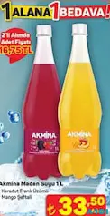 AKMİNA MADEN SUYU MEYVELİ 1 L